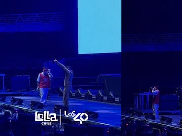 Benja Valencia sorprende cantando junto a Sinaka en Lollapalooza Chile 2026