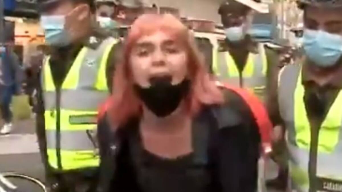 Camila Moreno tras detención: «Me tomaron presa por defender a los vendedores ambulantes»