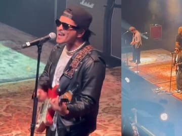Bruno Mars sorprende con un cover de Nirvana junto a leyendas del rock