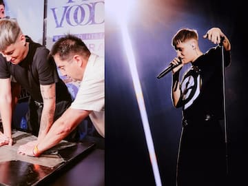 Un nuevo logro para Kidd Voodoo: Entró al Paseo de Estrellas del Movistar Arena