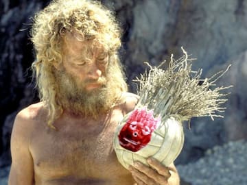 ¿Por qué tan barato? En esta suma vendieron a Wilson, la pelota que acompañó a Tom Hanks en «Náufrago»