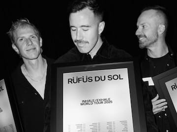 El conjunto de electrónica RÜFÜS DU SOL hace historia con su gira "Inhale/Exhale World Tour 2025"