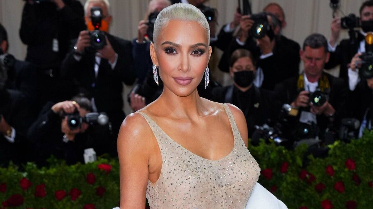 ¡Se pasó! Kim Kardashian se lució con vestido de Marilyn Monroe en la MET Gala 2022