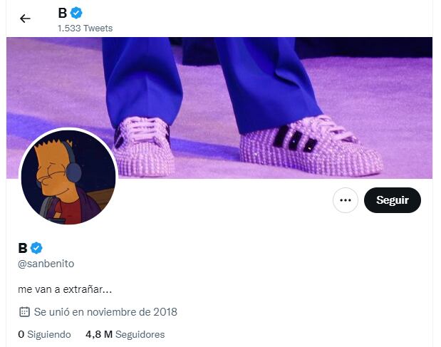 Captura Twitter @sanbenito