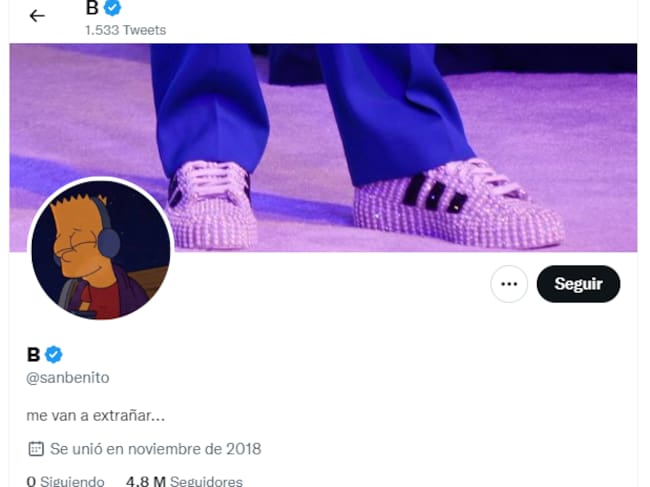 Captura Twitter @sanbenito