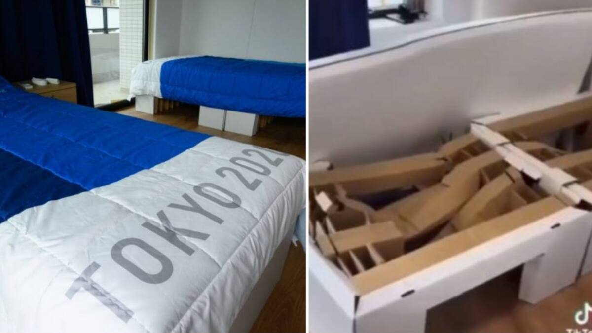 ¡La rompieron! Atletas israelíes pusieron a prueba la resistencia de las camas «antisexo»