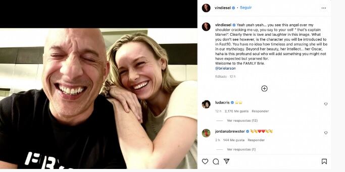Instagram @VinDiesel