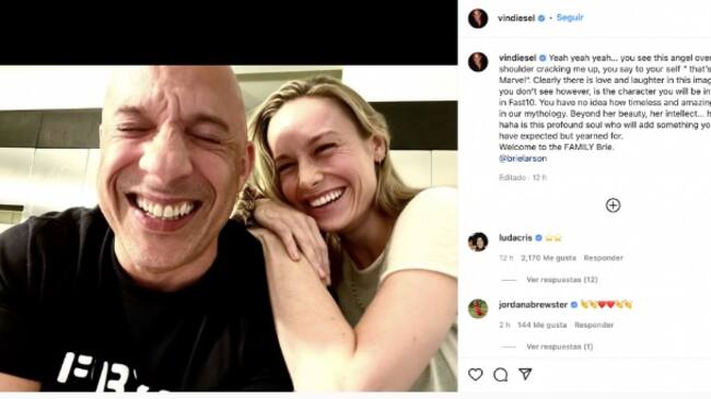 Instagram @VinDiesel
