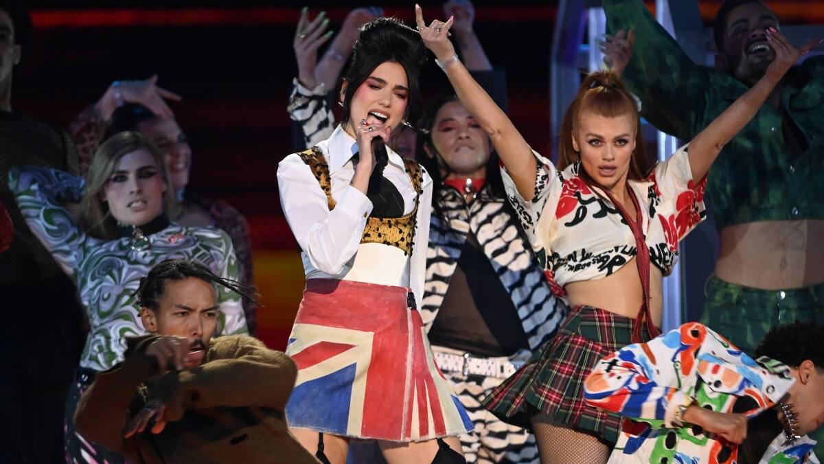 ¡Reina! Dua Lipa generó una verdadera locura en redes por su show en los Premios Brits 2021