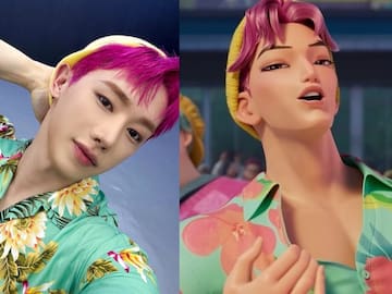 Wohno se transforma en un Saja Boys para interpretar "Soda Pop" y "Your Idol"