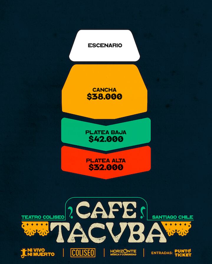 Precios y ubicaciones para ver a Café Tacvba en Santiago de Chile 2023