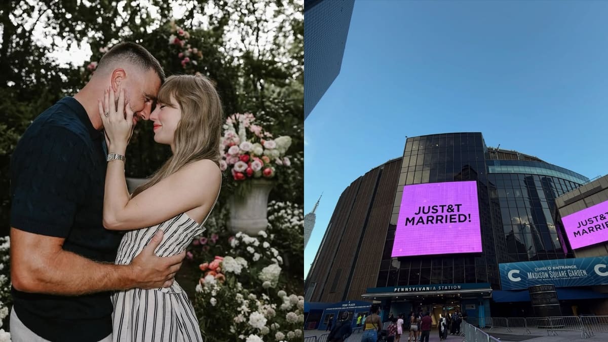 "JUST&T MARRIED!": Todos detalles de la masiva boda de Taylor Swift y Travis Kelce en el Madison Square Garden