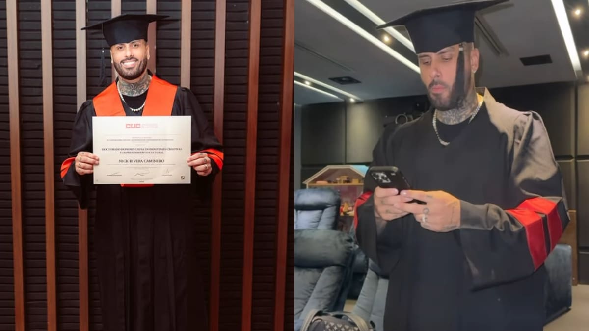 Nicky Jam es distinguido con un doctorado: "He ganado Grammys (...) pero nada tan gratificante como este reconocimiento"
