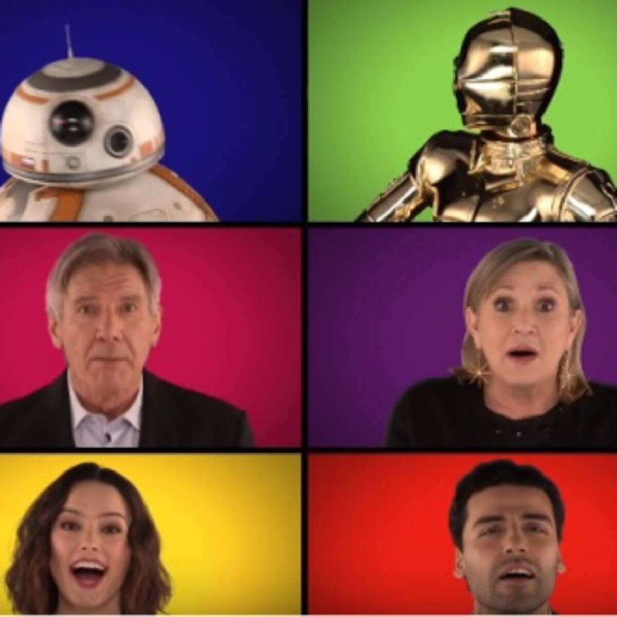 Elenco de Star Wars canta a capella la marcha imperial