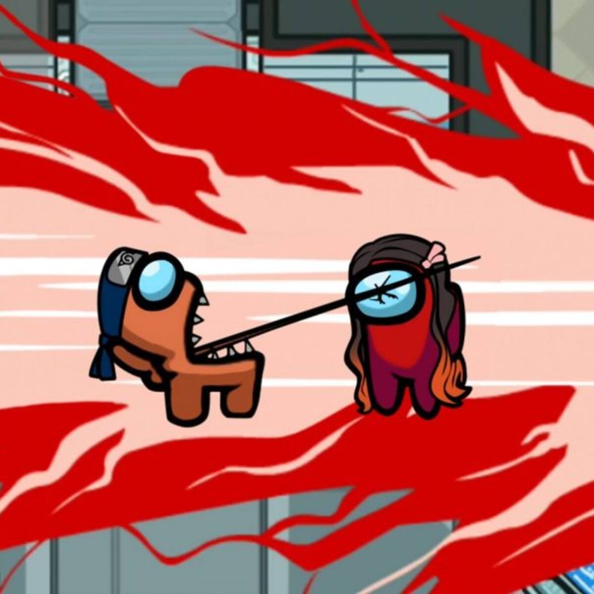 Fanático animó muertes en Among Us como si fueran anime