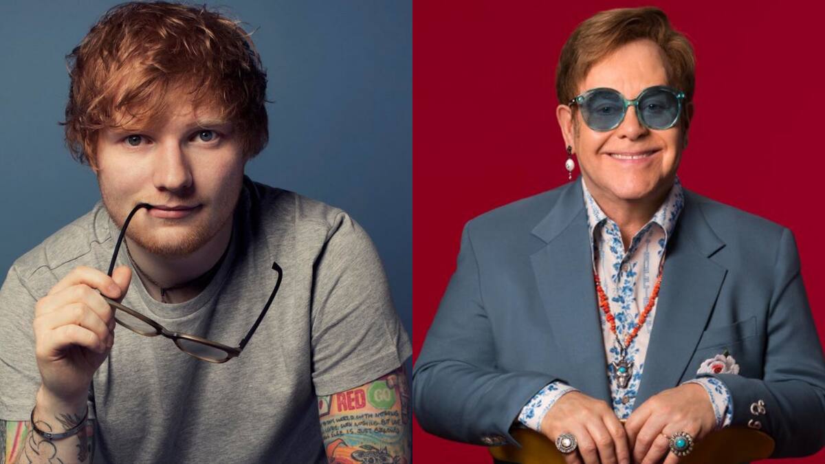 Elton John y Ed Sheeran colaborarán para darnos una nueva canción esta navidad