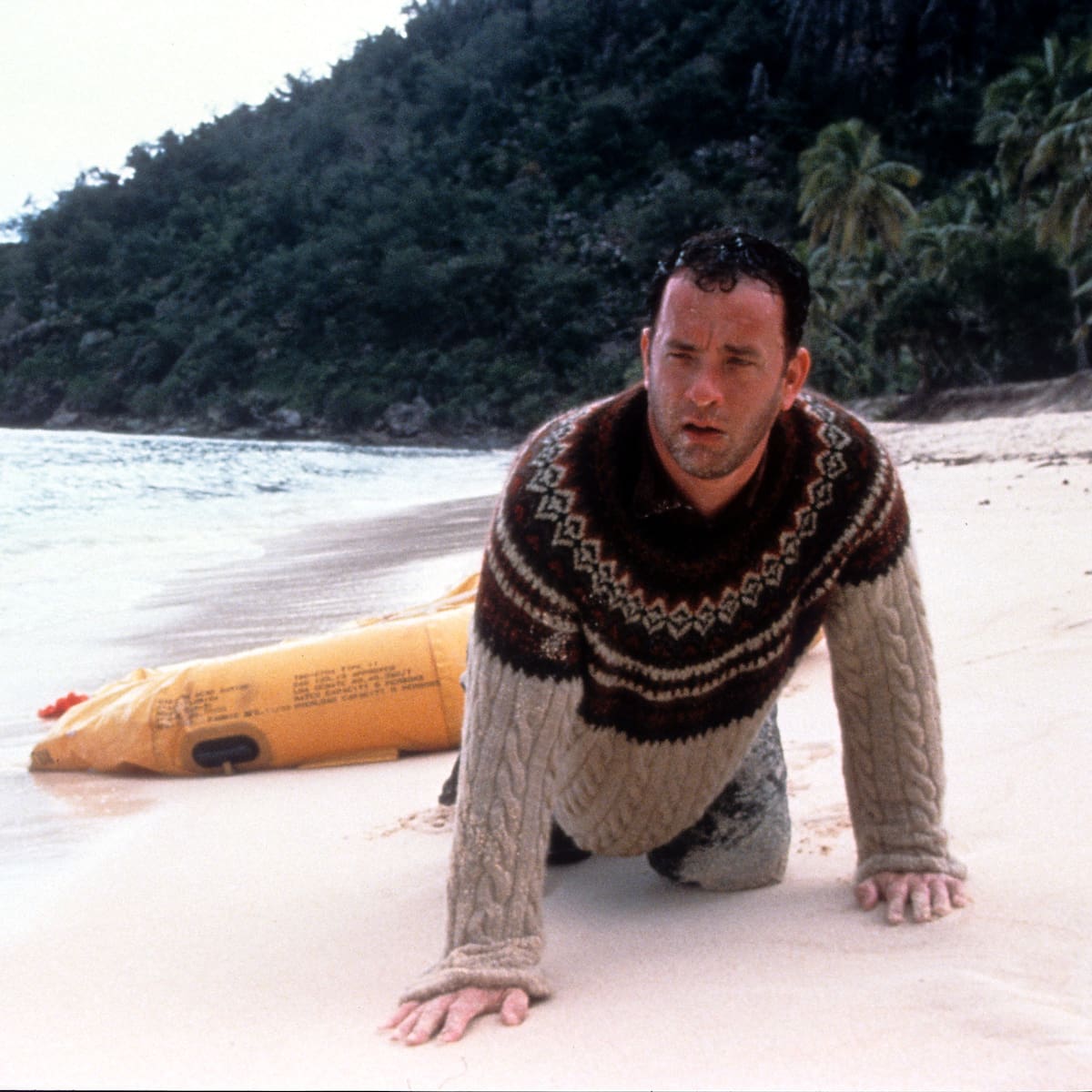 Tom Hanks apaga la tele cada vez que ve esta escena de "Náufrago": "Fue doloroso para mí"