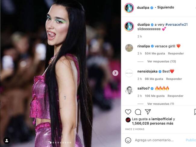Instagram @dualipa