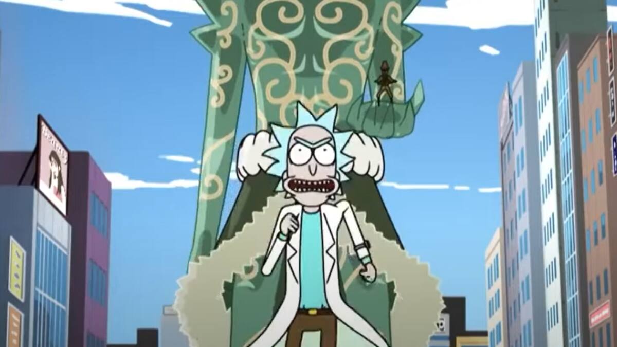 Robots y monstruos gigantes: Rick y Morty estrena nuevo corto de anime