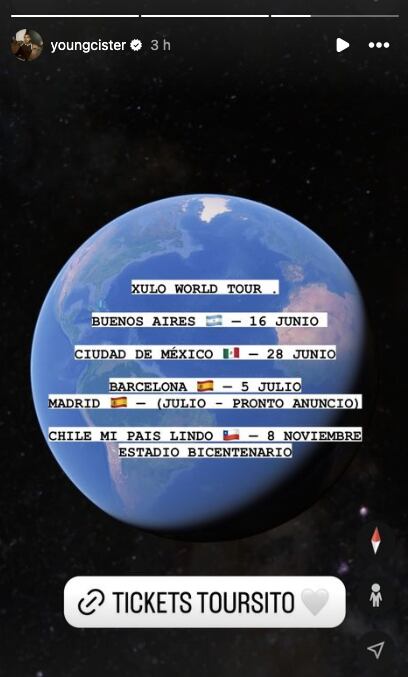 Lo Más Xulo World Tour, Young Cister