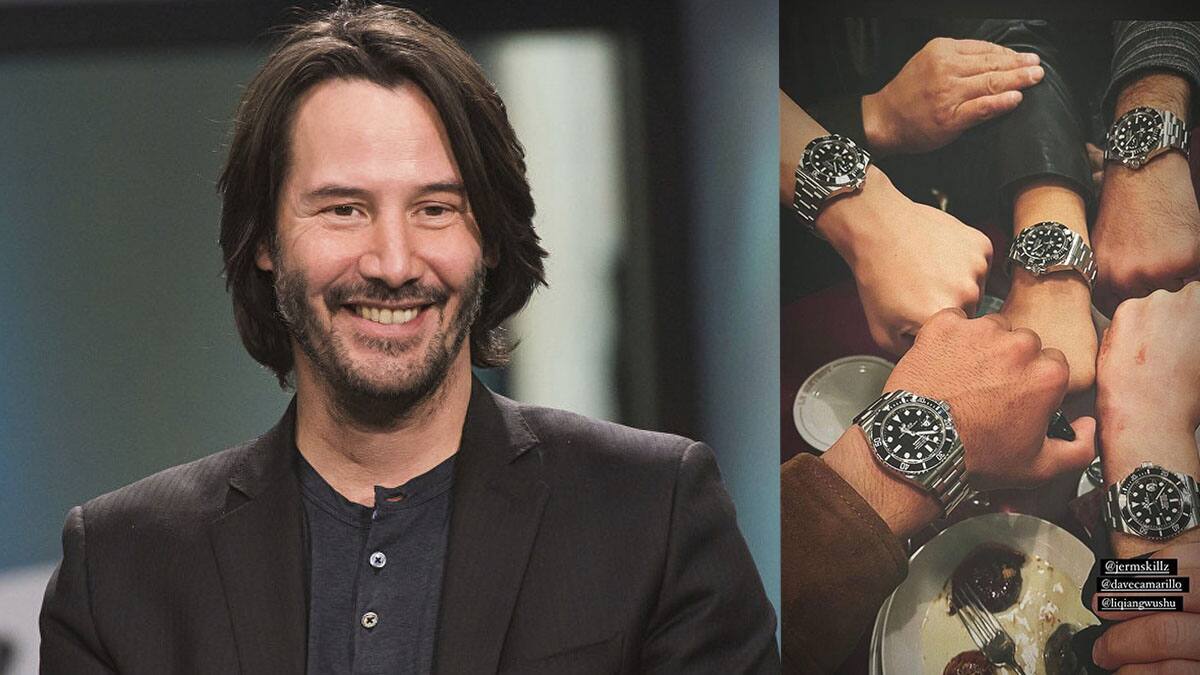 ¿Mejor regalo o mejor regalo? Keanu Reeves sorprendió a sus dobles de acción con un Rolex de 10 mil dólares