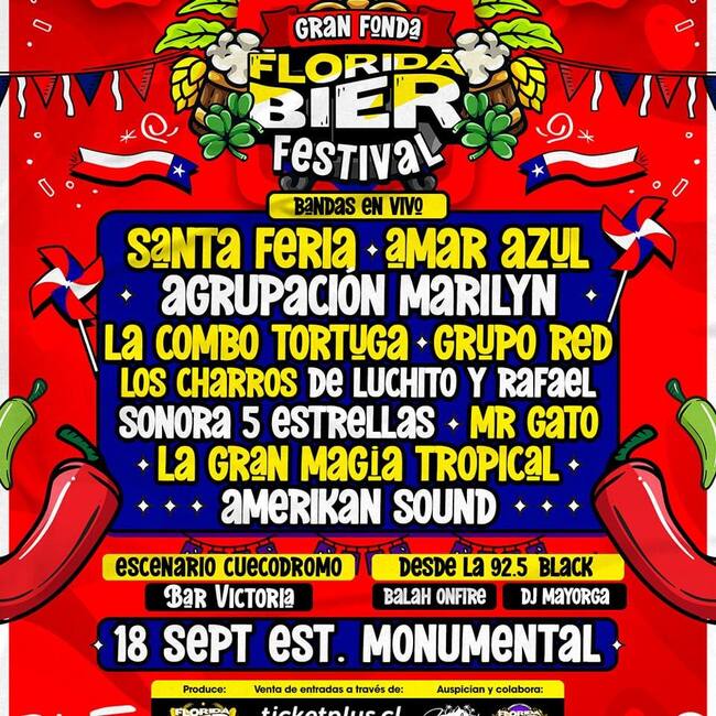 Bandas en vivo para Gran Fonda Florida Bier Festival 2023