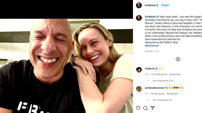 Captura Instagram @vindiesel