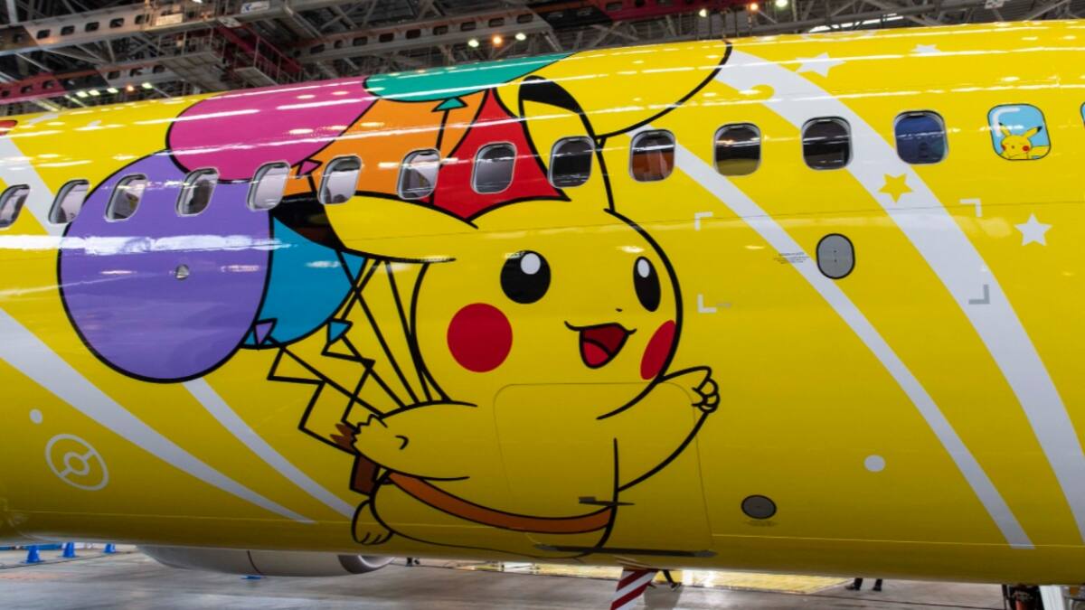 ¡Pokémon en el cielo! Aerolínea japonesa lanza avión con temática de Pikachu