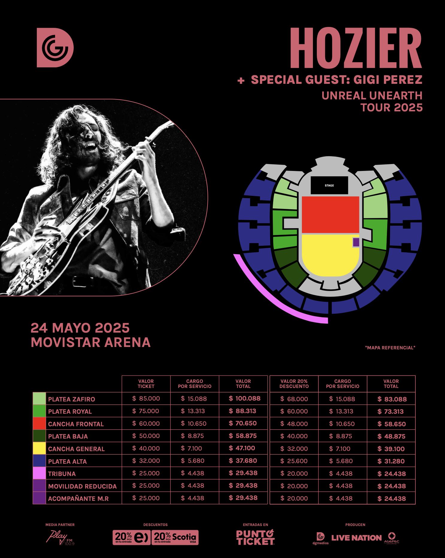 CL - Hozier en Chile