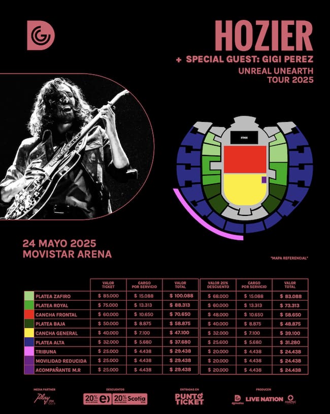 CL - Hozier en Chile