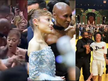 Ariana Grande sufre percance en premiere de "Wicked: Para siempre" en Singapur