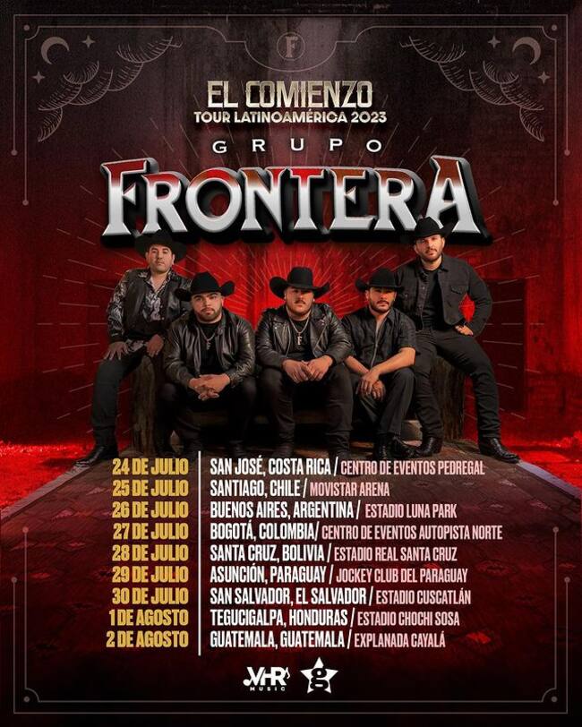 Fuente: Instagram @grupofrontera