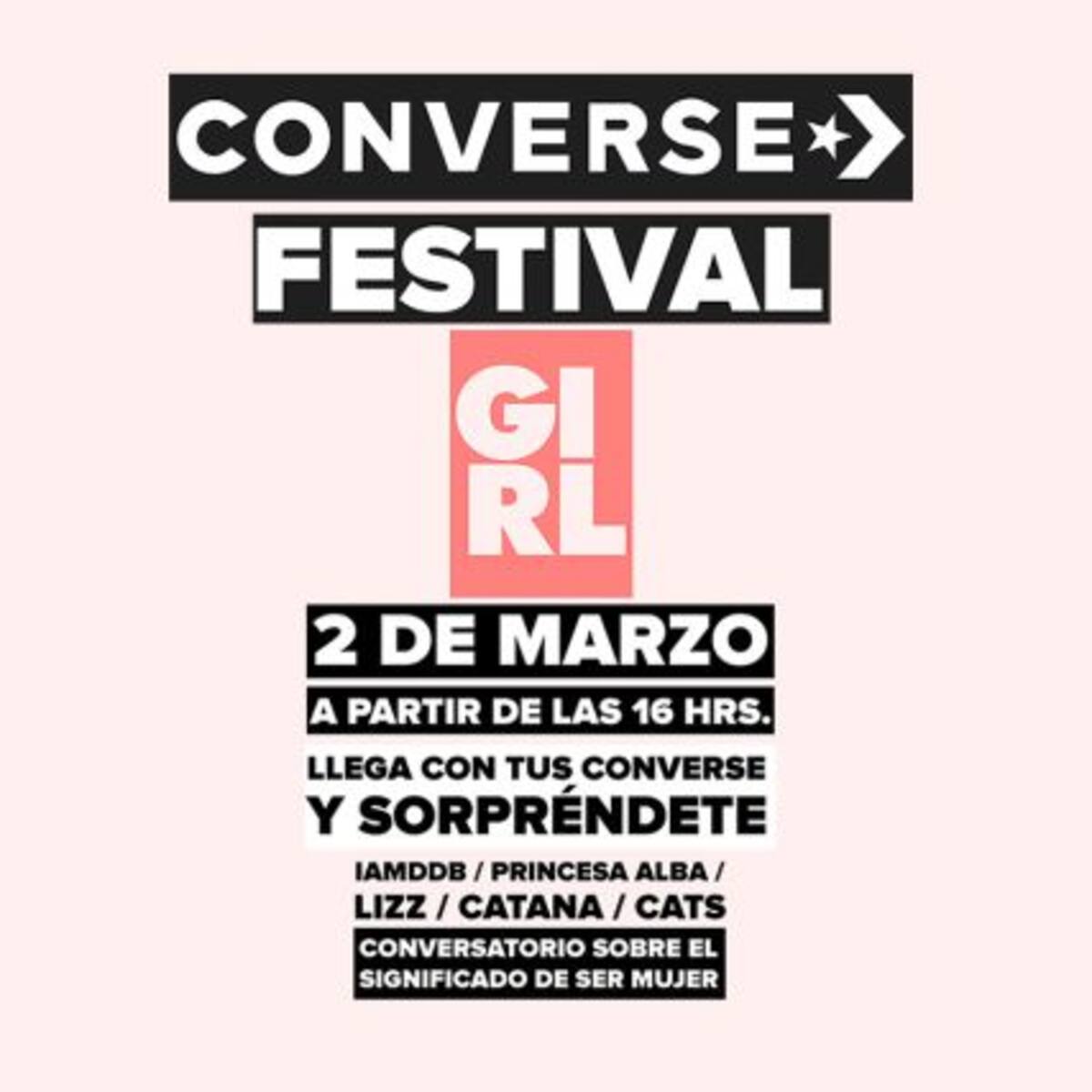 #GANADORES // Celebra el día de la mujer en el “Converse Festival Girl”
