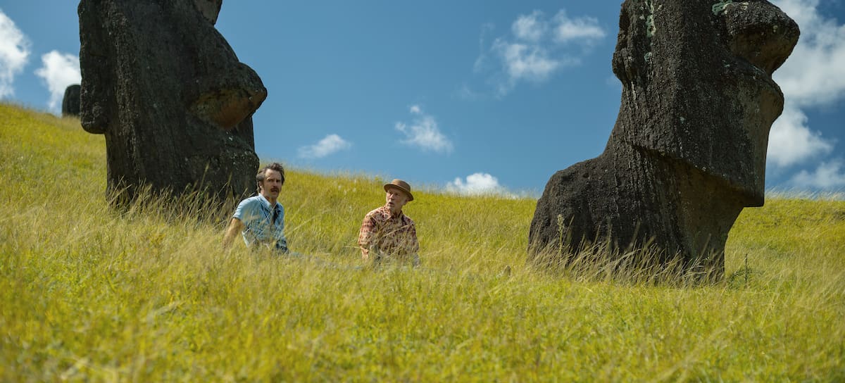 Sam Rockwell and John Malkovich in WILD HORSE NINE. Photo by Searchlight Pictures/Diego Araya Corvalán, Courtesy of Searchlight Pictures. © 2026 Searchlight Pictures. All Rights Reserved.