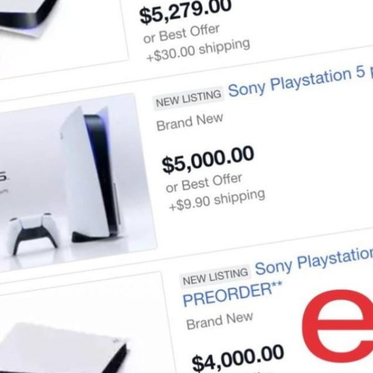 ¡Cuidado con lo que compras! Ebay confirma que ha retirado anuncios fraudulentos de PS5