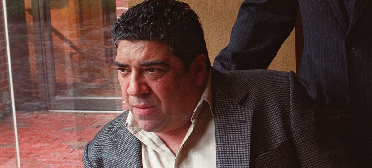 BOSTON - APRIL 4: Vincent Pastore of HBO's Sopranos at the Four Seasons Hotel. (Photo by Mark Wilson/The Boston Globe via Getty Images)