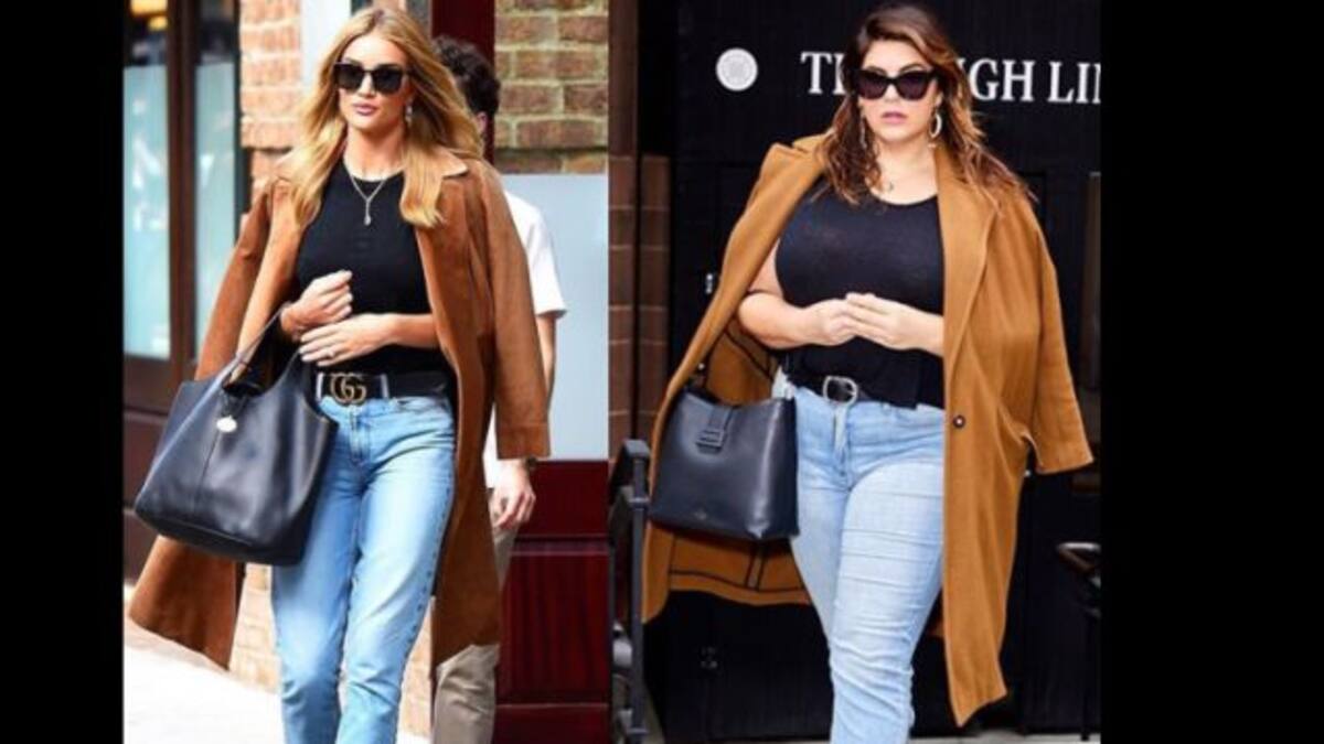 Modelo XL copia looks de famosas y demuestra que puede verse más hot que ellas