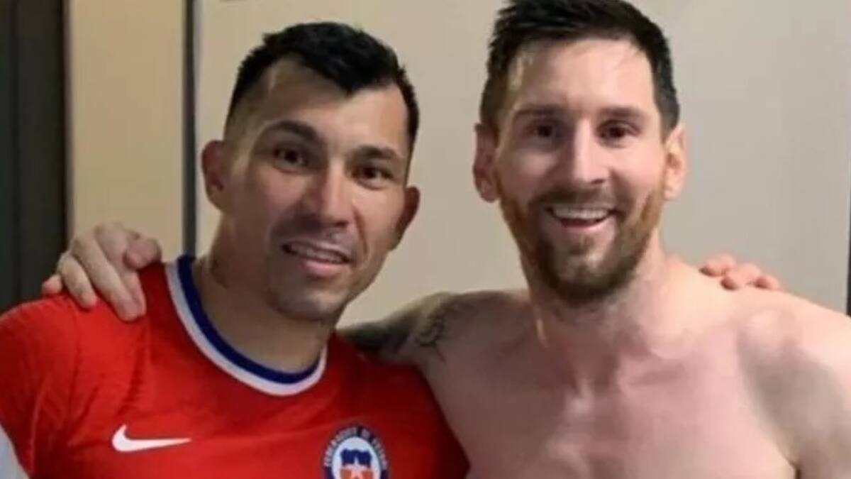 El mejor del mundo junto a Messi: Gary Medel y el 10 argentino hacen la paz con esta hermosa foto
