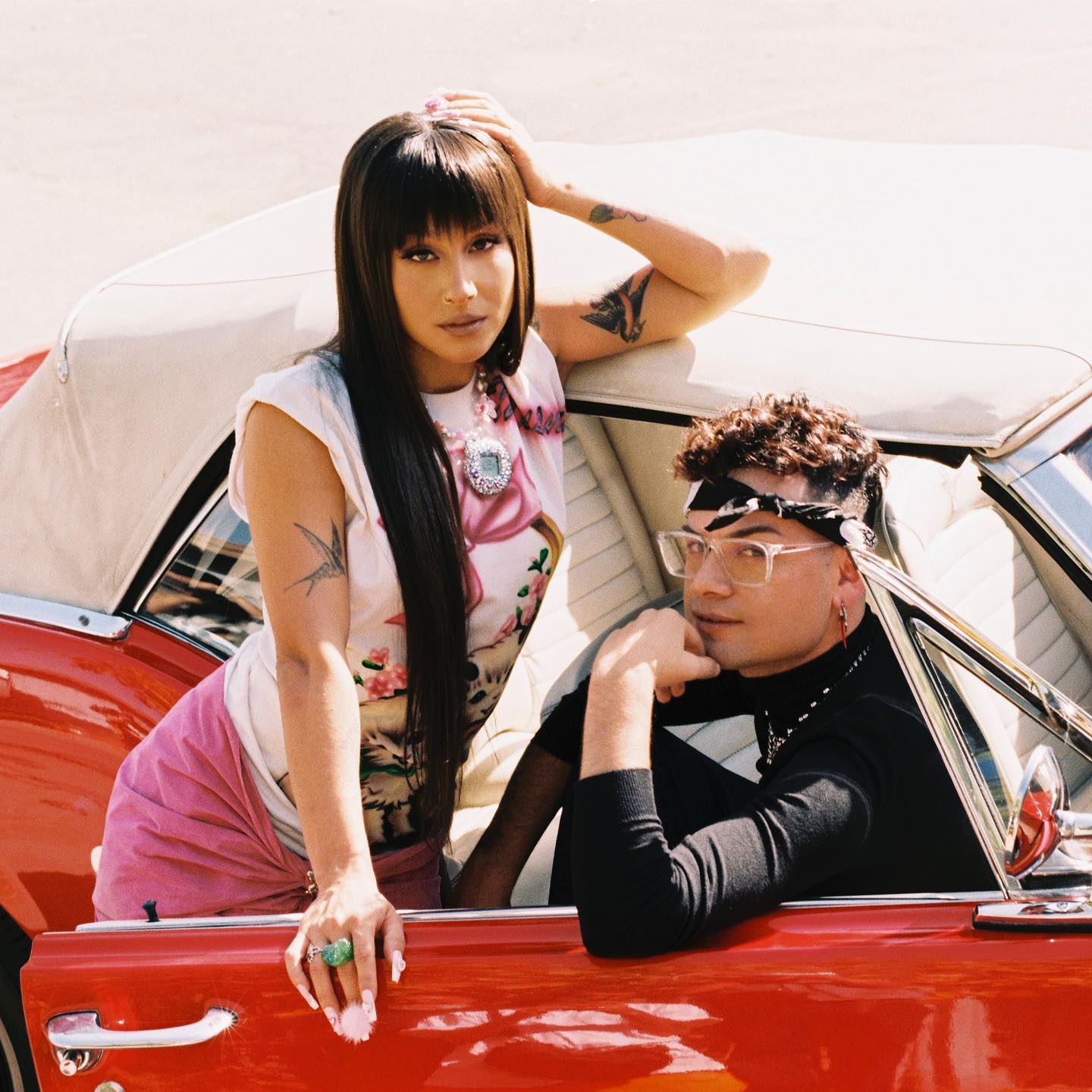 Denise Rosenthal y Adione (Instagram @deniserosenthal</a>/@adionemusic</a>)