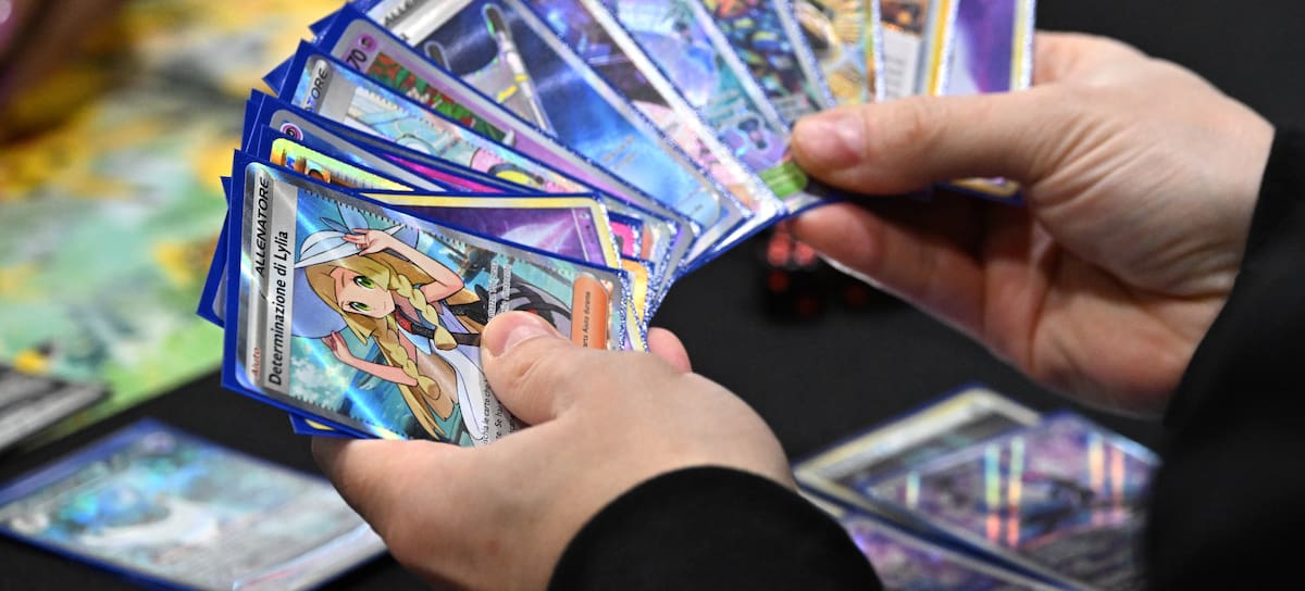 LONDON, ENGLAND - FEBRUARY 13: A competitor holds a deck showing a Determinazione Lylia card as they play the Pokémon Trading Card Game during the Pokemon Europe International Championships at ExCel London on February 13, 2026 in London, England. The Europe International Championships are the second International Championships event of the 2026 Championship Series season. The event features competitions for the Pokémon Scarlet and Pokémon Violet video games, the Pokémon Trading Card Game, Pokémon GO, and Pokémon UNITE. (Photo by John Keeble/Getty Images)