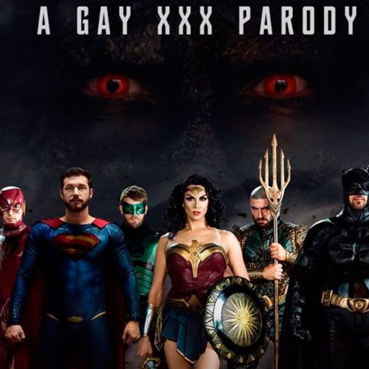 Tienes que ver el tráiler de esta parodia de porno gay de “La Liga De La Justicia”
