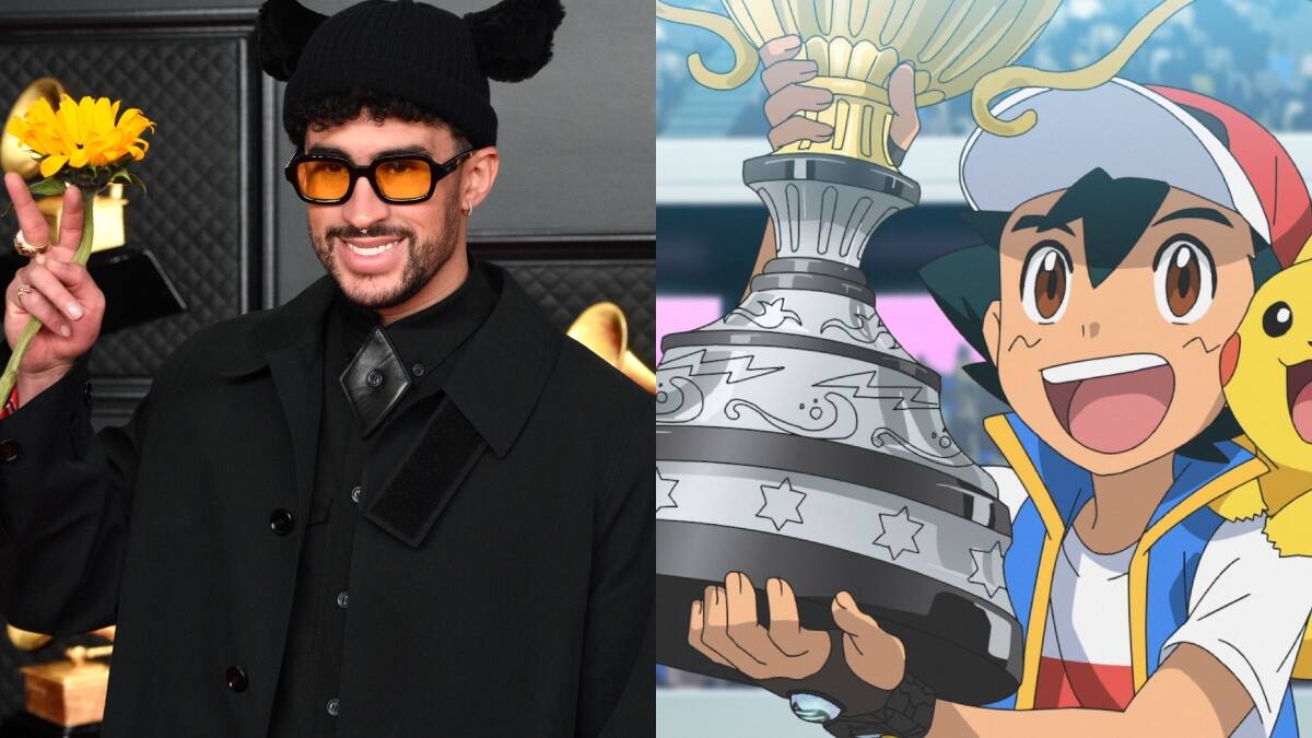 Bad Bunny felicita a Ash Ketchum tras convertirse en el mejor entrenador Pokémon