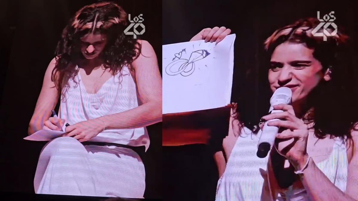 ¿Te imaginas que Rosalía diseñara tu tatuaje? Esto pasó en su show en Chile