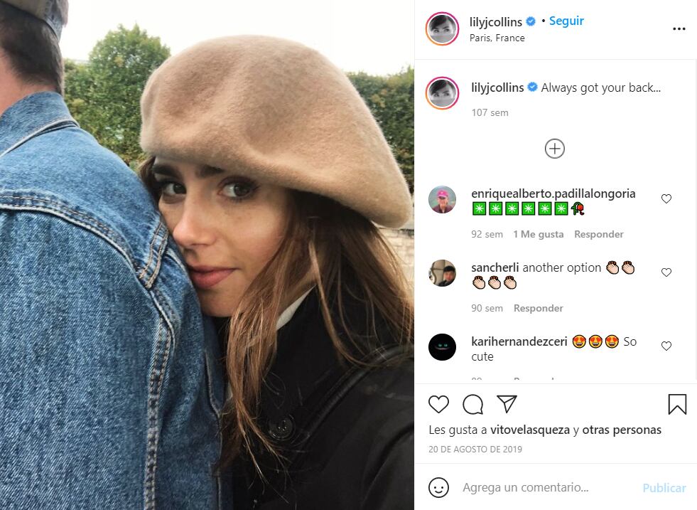 Lily Collins y Charlie McDowell