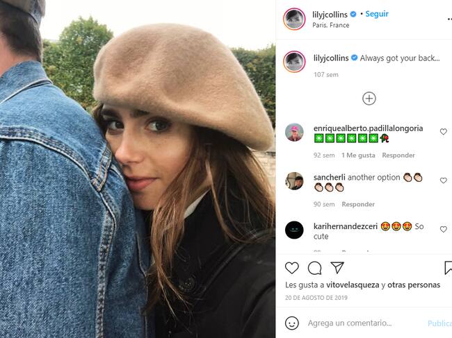 Lily Collins y Charlie McDowell