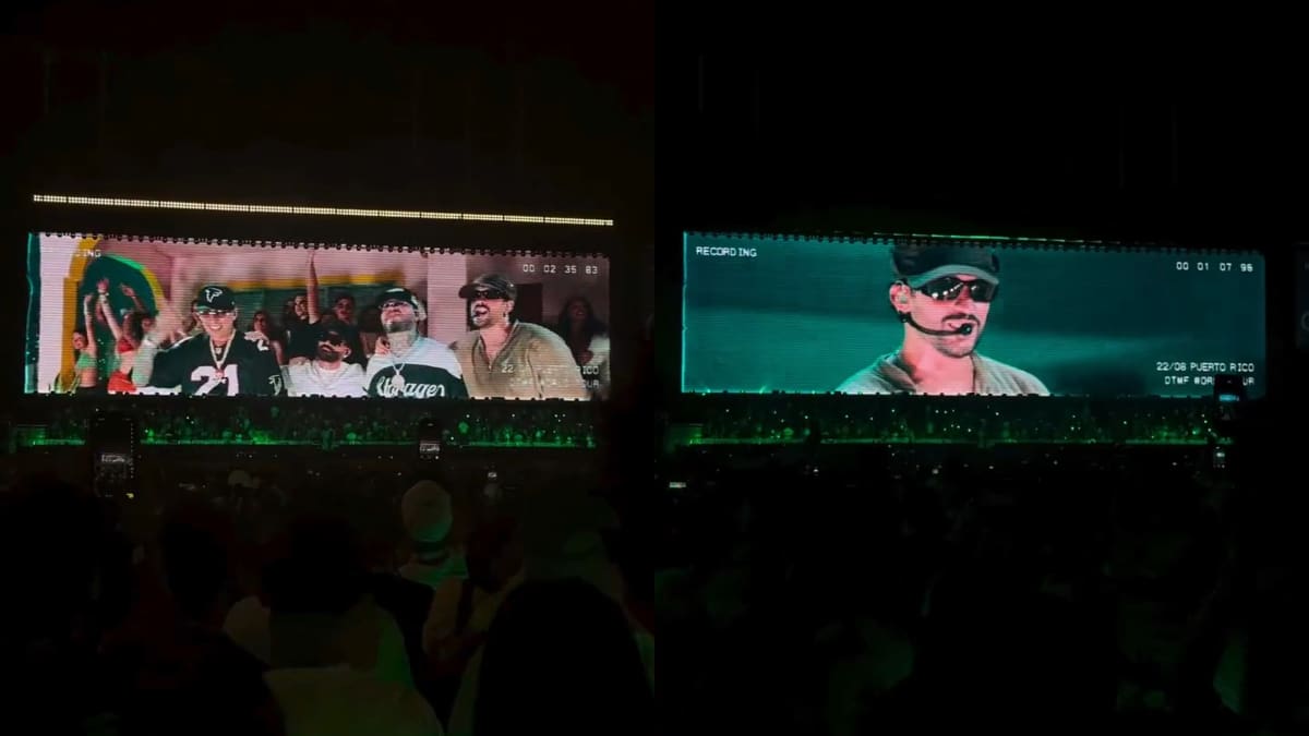 Con Farruko, Arcángel y Ñengo Flow: Bad Bunny enciende el Choliseo al ritmo de "Diles"