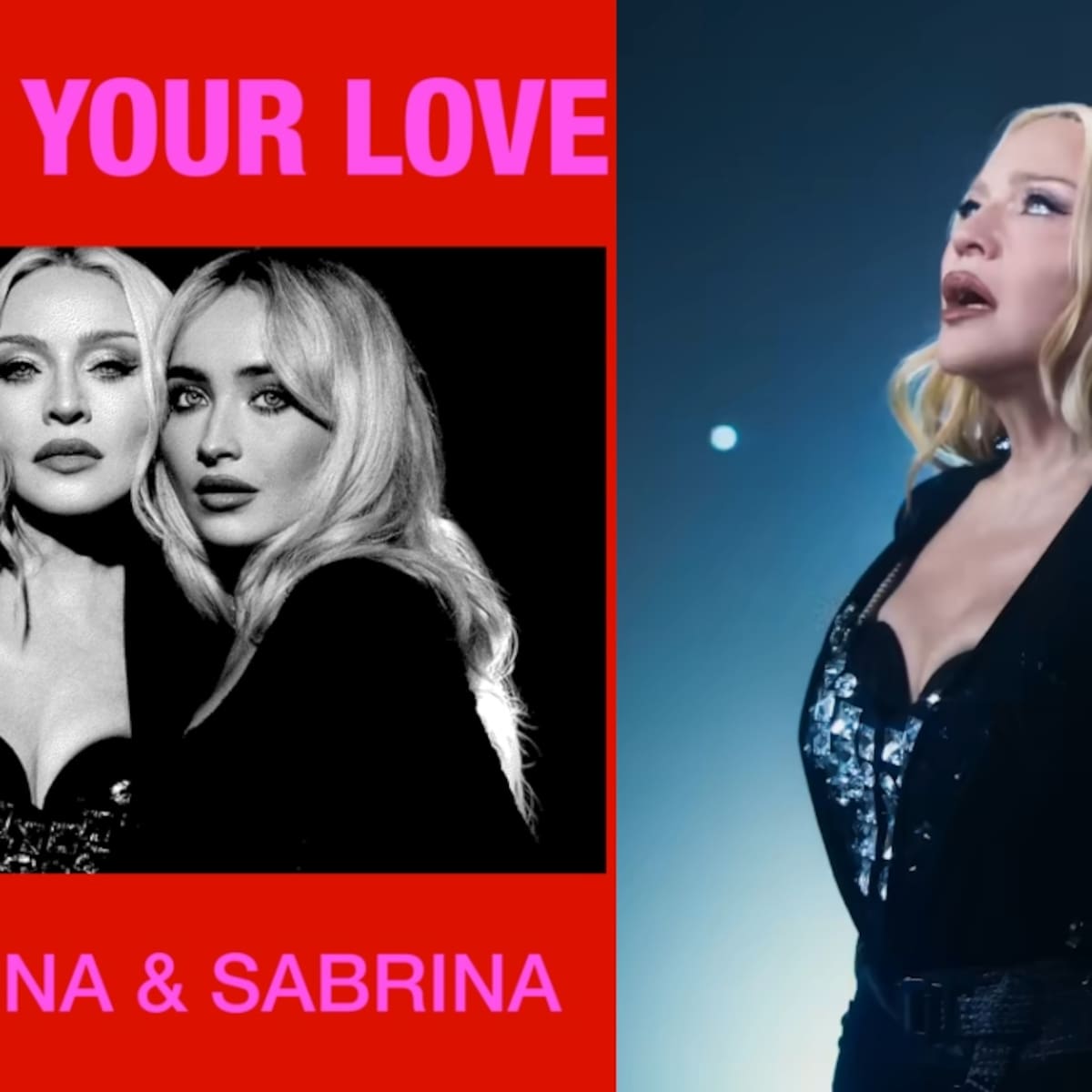 ¡Dúo de reinas! Madonna y Sabrina Carpenter estrenan el videoclip de "Bring Your Love"