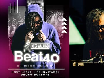 Bruno Borlone encabezará la primera edición de Keep Walking Beat40 y así podrás seguir el evento en vivo