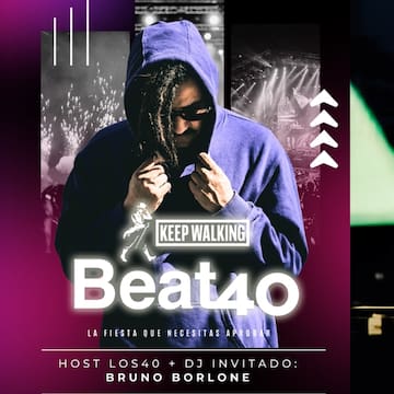 Bruno Borlone encabezará la primera edición de Keep Walking Beat40 y así podrás seguir el evento en vivo