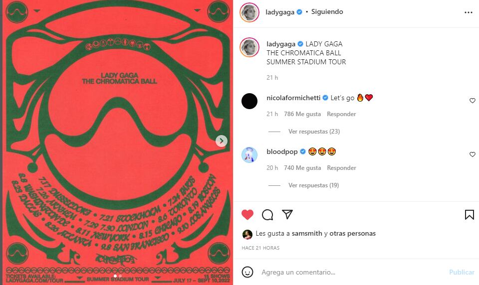 Instagram | @ladygaga</a>